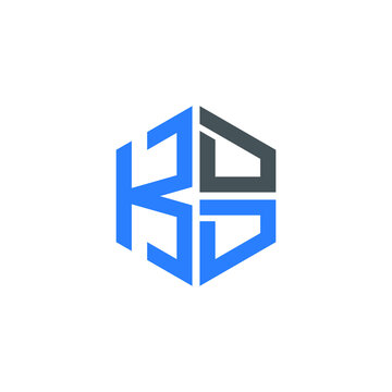 KDD logo KDD icon KDD vector KDD monogram KDD letter KDD minimalist KDD triangle KDD hexagon Unique modern flat abstract logo design 