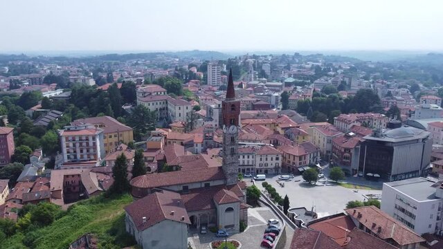 Urban landscape of Cant&ugrave;, aerial view
