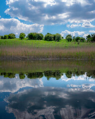 Symmetry between heaven and land.
