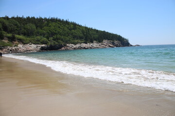 Sand Beach Ocean View in Maine