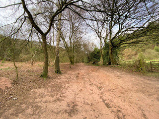 A view of the Peckforton Hills in Cheshire