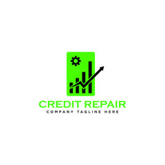 Credit repair logo idea.
credit repair business.
repair logo design.
money repair logo vector