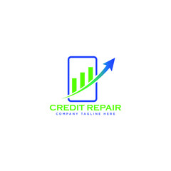 Credit repair logo idea.
credit repair business.
repair logo design.
money repair logo vector