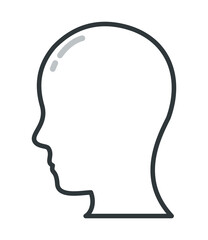 head profile icon