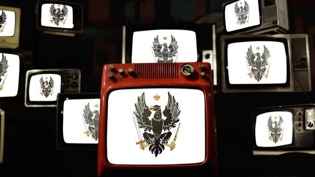 Flag of Prussia and Vintage Televisions.