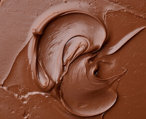 melted chocolate background