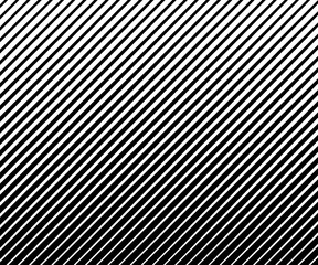 Abstract Black Diagonal Striped Background. Vector parallel slanting, lines texture