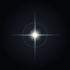 キラキラのスパークルな光素材(ベクターあり)