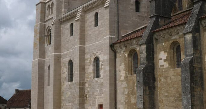 The Vezelay abbey, department of Yonne, region Bourgogne Franche Comte in France