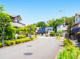 閑静な住宅街　無電柱化タウン