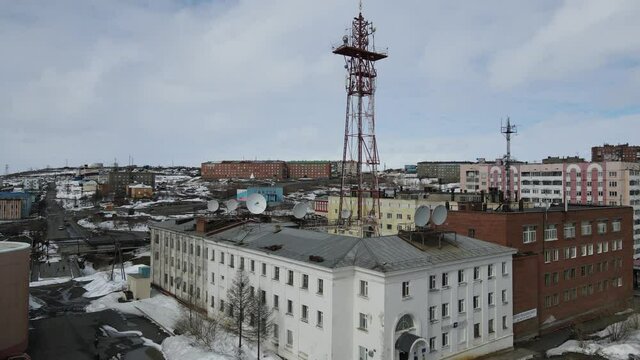Dudinka city Taimyr Russia