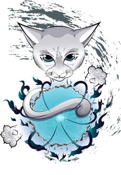 gato rasengan