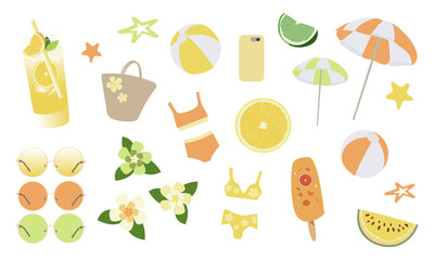 夏のイラストセット(2)