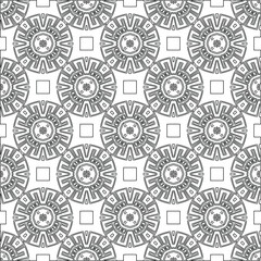  vector pattern with triangular elements. Geometric ornament for wallpapers and backgrounds. Black and white pattern. 