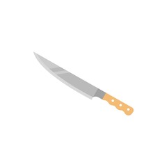 kitchen knife or blade vector icon illustration design template