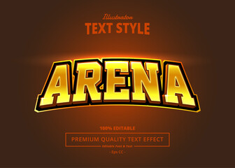 ARENA ILLUSTRATOR TEXT EFFECT