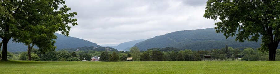 Fototapeta premium View of Harpers Ferry from Bolivar Heights