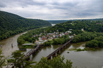 Obraz premium Town of Harpers Ferry