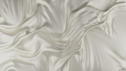 Obraz premium white silk background,Abstract art background vector, silk satin fabric. abstract background. Organic shapes liquid wave effect or silk with soft wavy folds. Beautiful fabric background with for your 