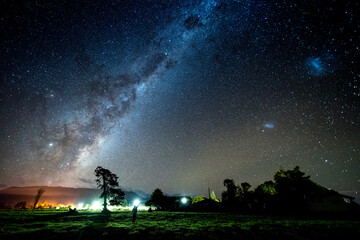 Fototapeta na wymiar Star at Karamea, West Coast, New Zealand