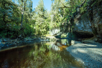 Fototapeta na wymiar Oparara Basin - Moria Gate Arch, Kahurangi National Park, West Coast, New Zealand