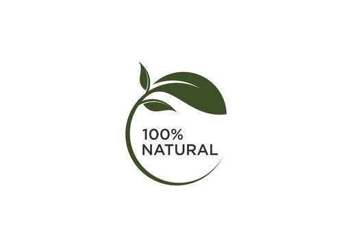 logo for natural products in white background