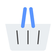 Flat basket icon