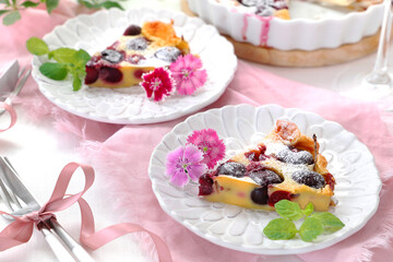 アメリカンチェリーのクラフティ