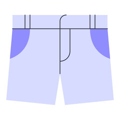 Flat Shorts Icon