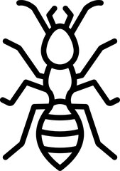 ant minimal line icon