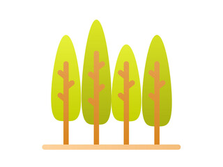 tree wood single isolated icon with smooth style