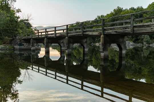 Bridge Water Reflection - Chesapeake and Ohio Canal Towpath, Maryland