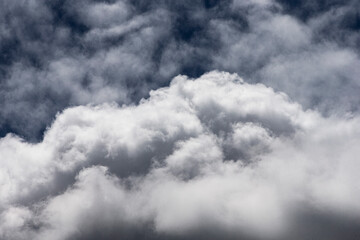 black clouds in the sky