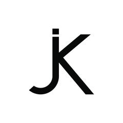 jk letter logo design