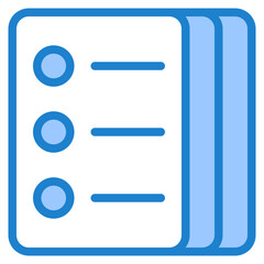 notepad blue style icon