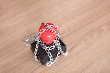 Official seal tied by a chain
