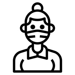 Avatar outline icon