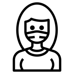 Avatar outline icon