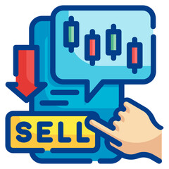 sell line icon
