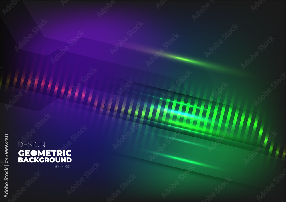 Aufkleber technology background color vector for web and design