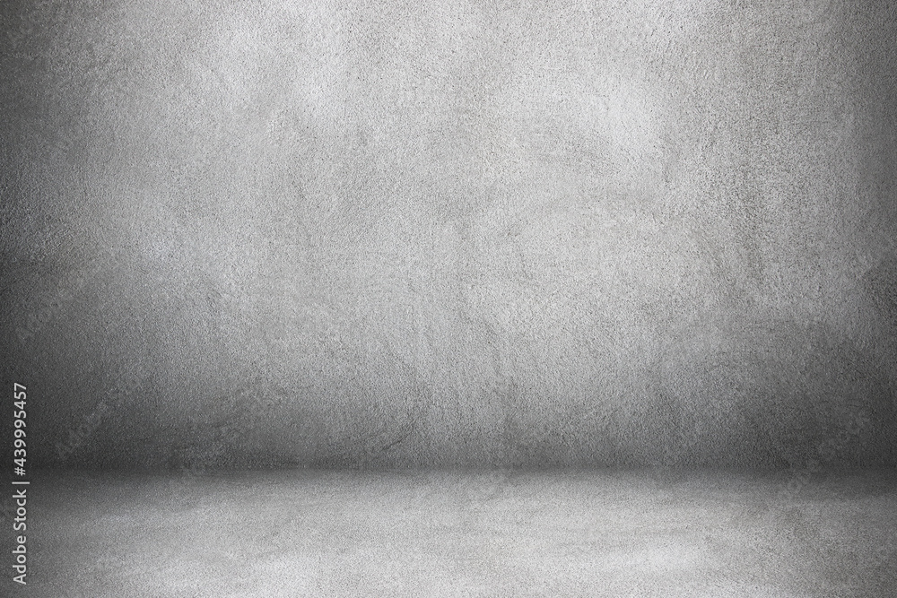 Aufkleber cement and concrete wall and floor with shadow for design