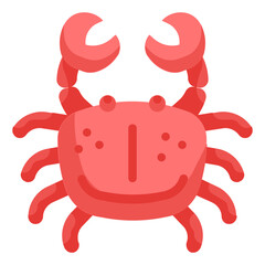 crab flat icon