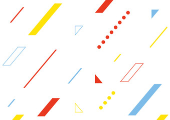 可愛らしい幾何学ストライプ背景