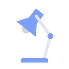 Flat lamp icon