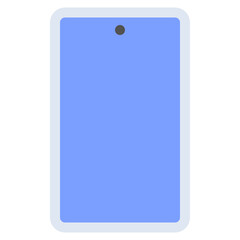 Flat mobile phone icon