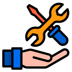 maintenance color line style icon