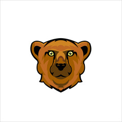 lion modern logo. lion design emblem template for a sport