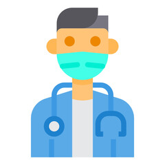 Doctor  flat icon