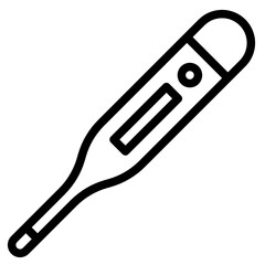 Thermometer outline icon