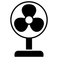 Glyph electric fan icon